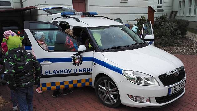 Strážníci městské policie ve Slavkově.