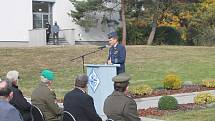 Ceremonie při příležitosti oslav patnáctého výročí založení Centra ochrany proti zbraním hromadného ničení ve Vyškově.