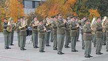 Ceremonie při příležitosti oslav patnáctého výročí založení Centra ochrany proti zbraním hromadného ničení ve Vyškově.