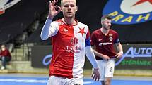 Jan Homola, kapitán futsalové Slavie Praha. Rodák z Dražovic.