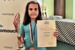 Jedenáctiletá Kristýna Dorazilová získala bronzovou medaili na šachovém mistrovství ČR.