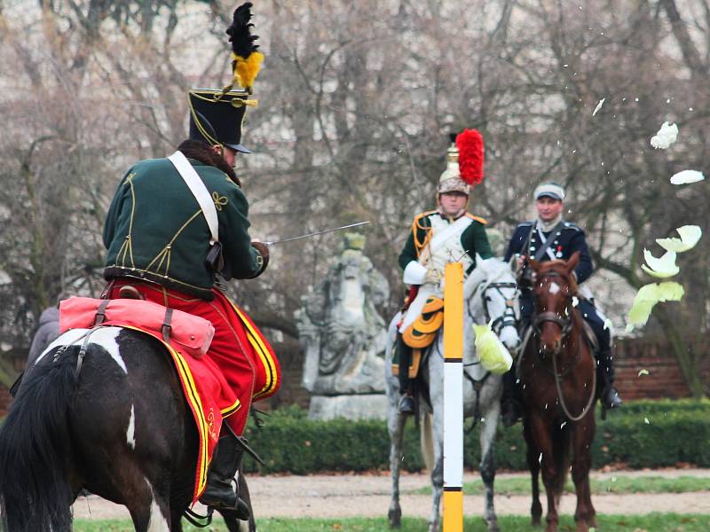 Slavkovští znovu připomněli rok 1805, kdy francouzské jednotky pod vedením císaře Napoleona porazily tehdejší kontinentální velmoci Rakousko a Rusko.