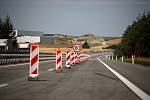 Modernizace dálnice D1 na hranicích Vysočiny a Jižní Moravy. Ilustrační foto