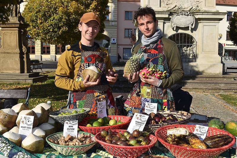 Masarykovo náměstí ve Vyškově ovládly v sobotu Africké trhy.