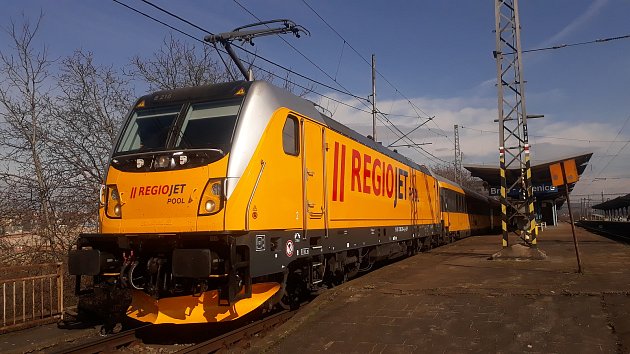 Vlaky společnosti RegioJet, které jezdí i přes jižní Moravu. Foto: RegioJet