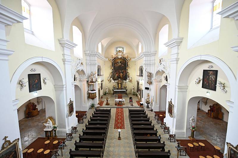 Kostel Nanebevzetí Panny Marie v Bučovicích.