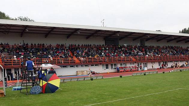 Vyškovský stadion. Ilustrační fotografie.