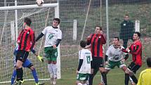 Fotbalisté Tatranu Rousínov porazili v krajském přeboru Spartu Brno 2:1.