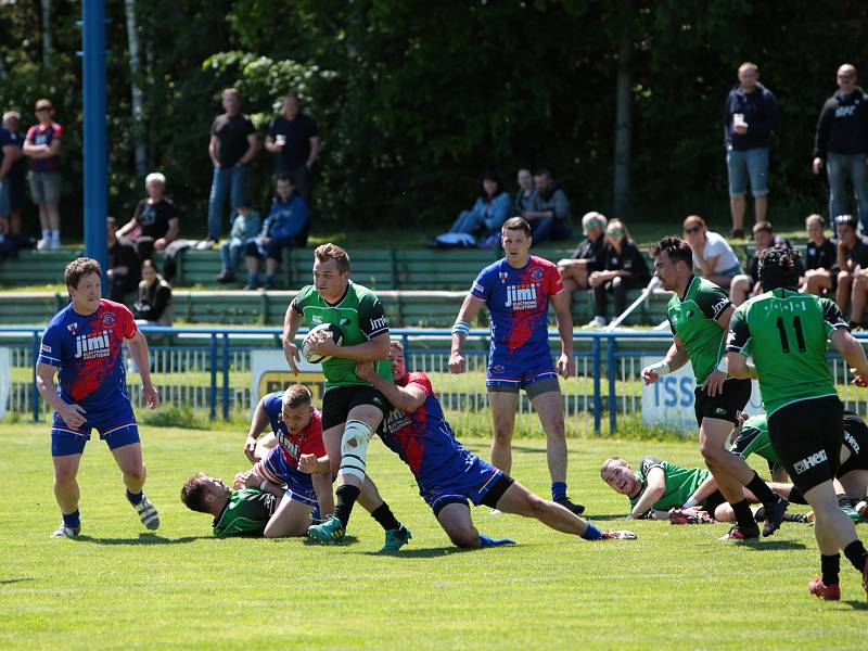 V utkání o konečné páté místo v letošní extralize porazili ragbisté Jimi Vyškov Dragon Brno 38:12.