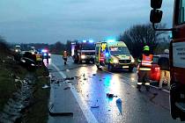 Pět zraněných lidí si vyžádala sobotní dopravní nehoda u Křižanovic.