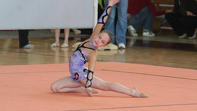 Moderní gymnastika - ilustrační fotografie.