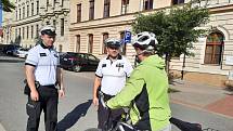 Kontroly dopravních policistů zacílily ve Vyškově na cyklisty.