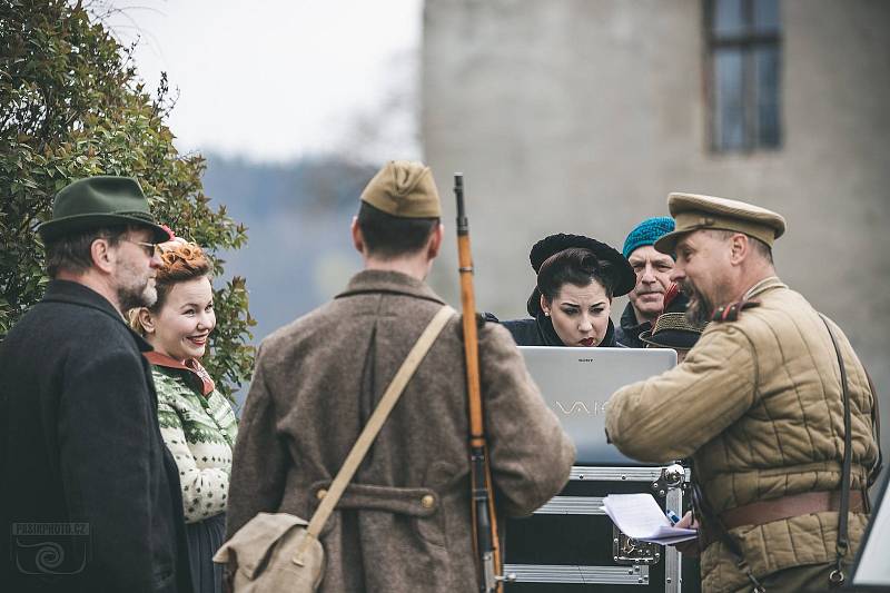 Vzpomínková akce na hradě Veveří z roku 2019.