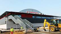 Vyškovský zimní stadion je téměř hotový. Kolaudovat se bude v lednu.