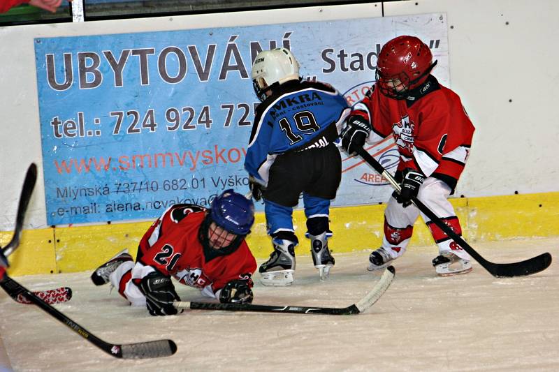 Grand Prix Vyškov je největší turnaj v republice pro hokejisty kategorie žáků druhých tříd.