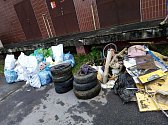 Zástupci spolku Zelený Vyškov ve spolupráci s dobrovolníky loni ve městě nasbírali odhadem tři sta kilogramů odpadu. Foto: