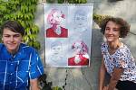 V letním duchu laděná vernisáž projektu Street Art Srdce pro Vyškov se uskutečnila v pátek u podchodu u gymnázia.