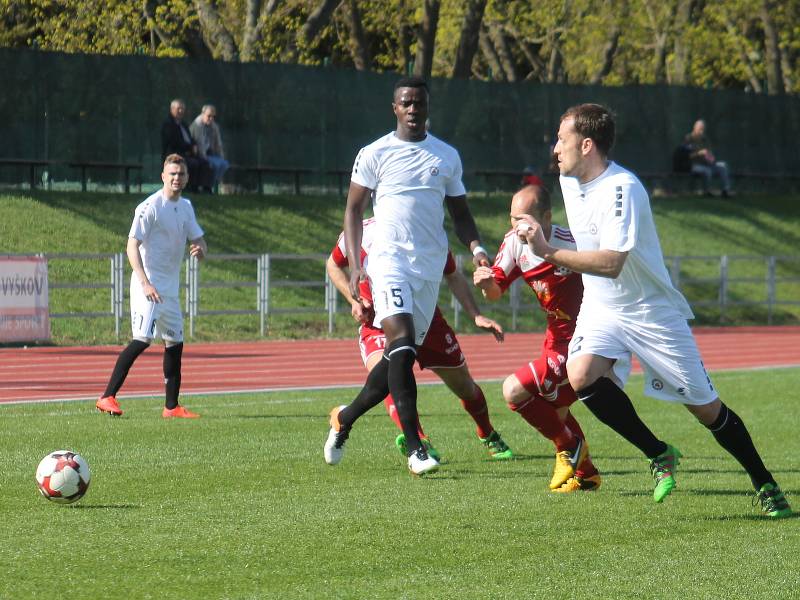 V utkání Moravskoslezské fotbalové ligy prohrál MFK Vyškov doma s FC Velké Meziříčí 0:3.