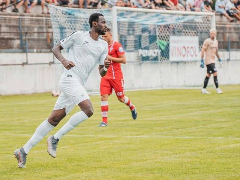 Rodák z Pobřeží slonoviny Ahmed Fofana zajistil fotbalistům MFK Vyškov první druholigový bod.