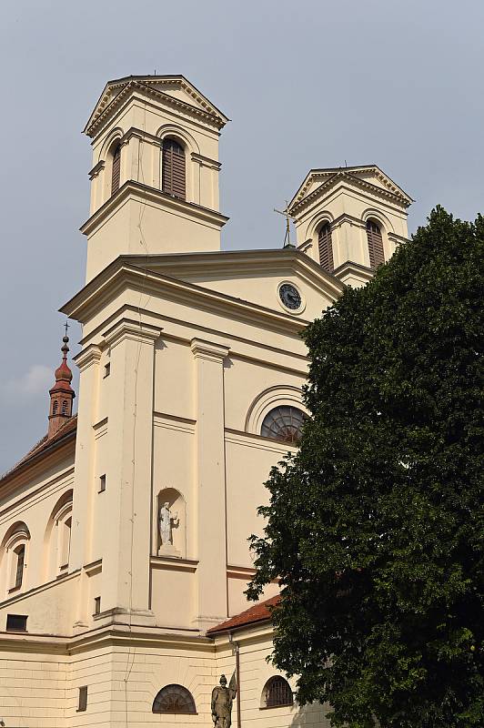 Kostel Nanebevzetí Panny Marie v Bučovicích.