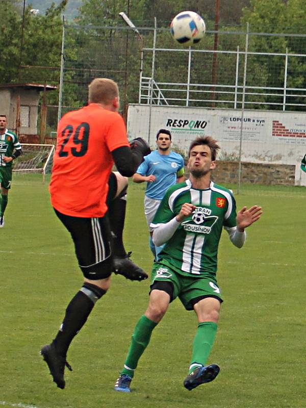 Kanonýr fotbalistů Tatranu Rousínov Josef Lička.