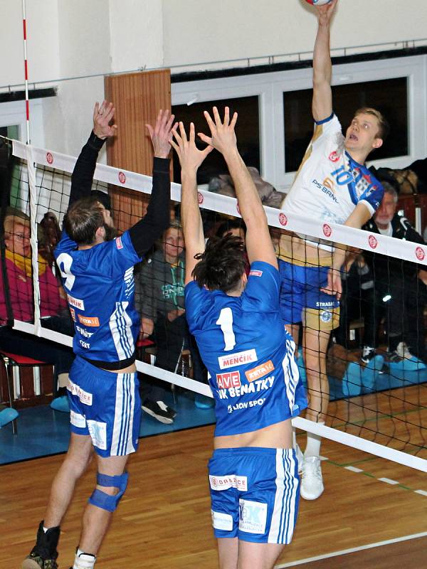 V utkání I. ligy volejbalistů porazil Sokol Bučovice  VK Benátky nad Jizerou 3:1.