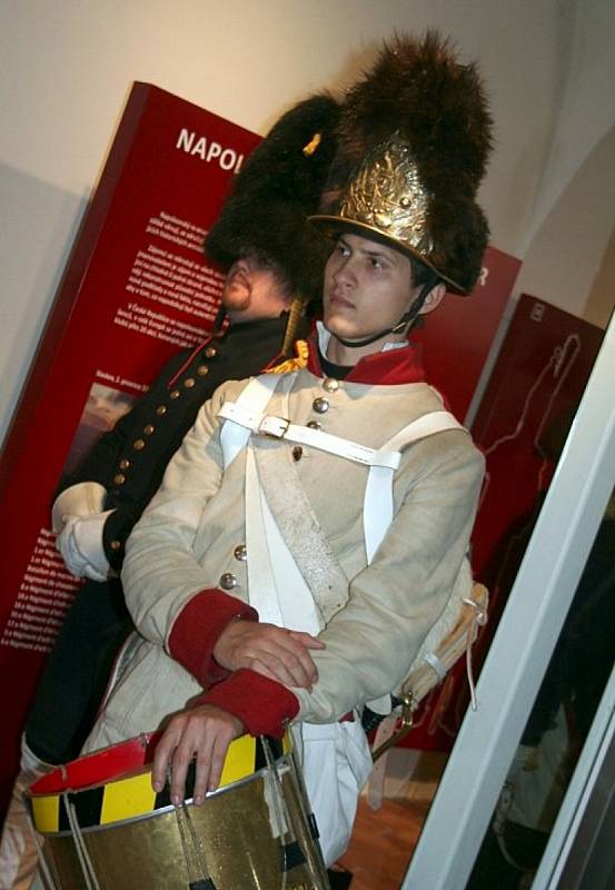 Napoleonskou expozici ve Slavkově slavnostně odhalili v květnu 2013.