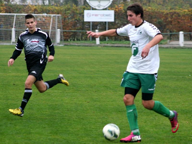 V utkání krajského přeboru porazili fotbalisté Framozu Rousínov Slovan Bzenec 2:0 (0:0).