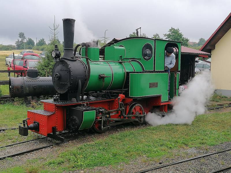 Návštěvníky lákaly projížďky s historickými lokomotivami.