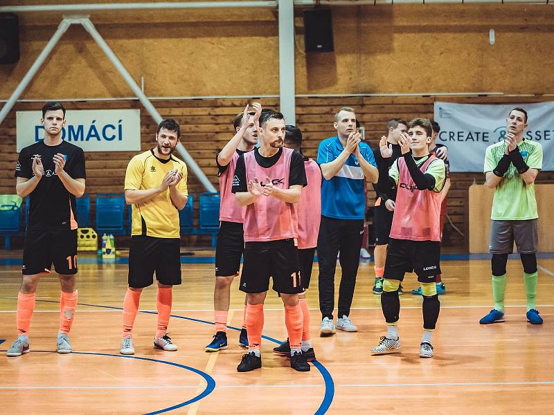 Nečekané drama nabídlo utkání II. ligy futsalistů Amor Kloboučky Vyškov - Atraps Modřice.
