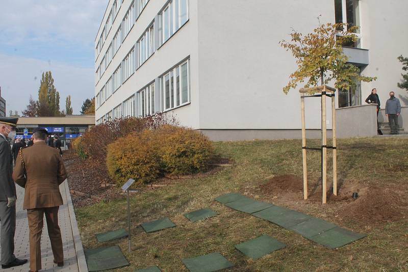 Ceremonie při příležitosti oslav patnáctého výročí založení Centra ochrany proti zbraním hromadného ničení ve Vyškově.