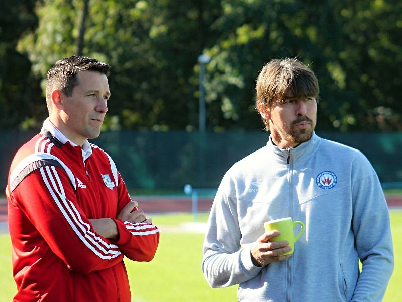 Jan Trousil, trenér fotbalistů MFK Vyškov.