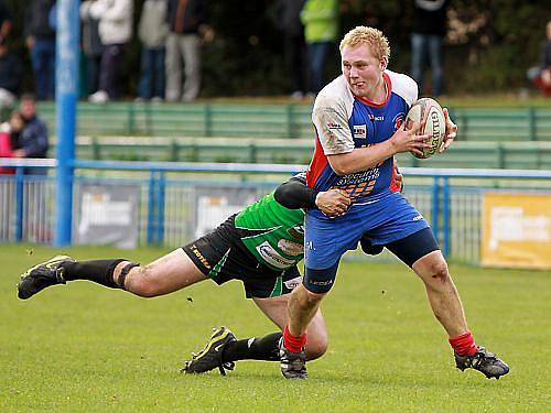 Ragbisté JIMI Vyškov v utkání s Dragon Brno.