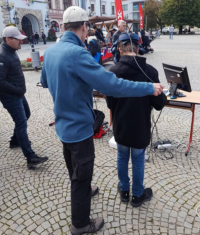 Den učňovských oborů přilákal zájemce na Masarykově náměstí ve Vyškově.