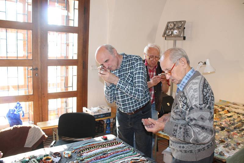 V sobotu se v Muzeu Vyškovska konala burza minerálů.