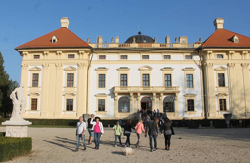 Zámek Slavkov-Austerlitz láká na kostýmované prohlídky.