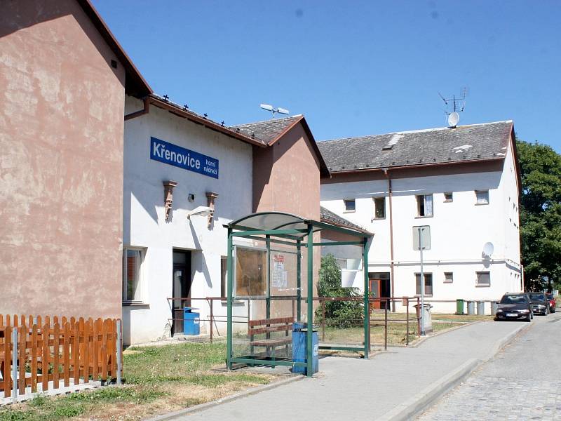 Křenovice horní nádraží.