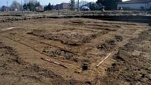 V těchto místech se v Tvarožné nacházela zaniklá hospoda Gerňa. Její pozůstatky objevili archeologové.