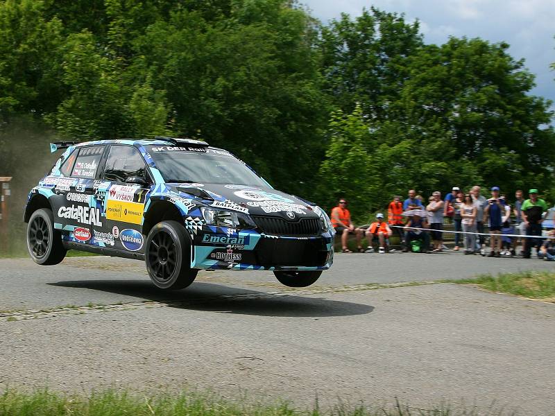 Sedmadvacátý ročník automobilové Rally Vyškov vyhrál Jaromír Tarabus s vozem Škoda Fabia R5.