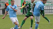 V krajském přeboru fotbalistů porazil Tatran Rousínov doma FC Boskovice 3:1. Klub předal dárek Liboru Kupčíkovi, který po 24 letech v Tatranu ukončil kariéru.