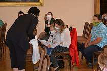 Na Den dětí, v pondělí 1. června, zorganizovali na slavkovském zámku předávání cen výhercům výtvarné soutěže.