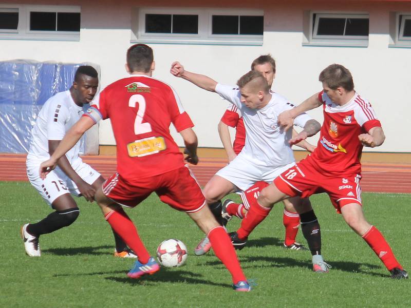 V utkání Moravskoslezské fotbalové ligy prohrál MFK Vyškov doma s FC Velké Meziříčí 0:3.