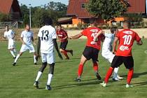 Z přípravného utkání MFK Vyškov - FK Hodonín 1:3 ve Zbýšově.