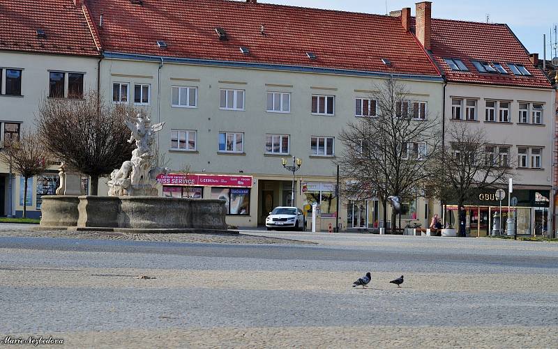 Masarykovo náměstí ve Vyškově.