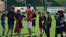 Zajímavý program nabídl letní kemp OFS Vyškov nejmladším fotbalistům v Komořanech.