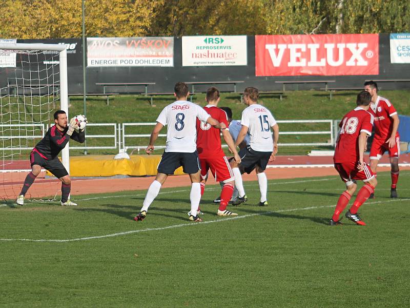 V 11. kole Moravskoslezské fotbalové ligy porazil  MFK Vyškov doma SK Uničov 1:0.
