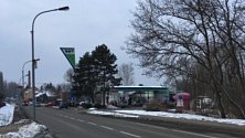 Přepadení benzinky ve Vyškově.