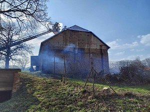 Požár zaměstnal hasiče v Lysovicích na Vyškovsku, a to ve středu 6. března odpoledne.
