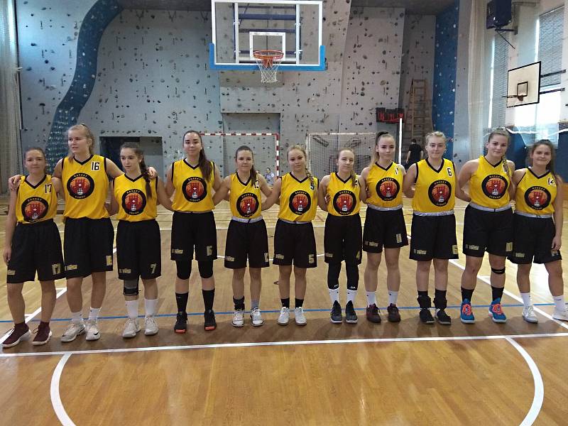 Nováček druhé basketbalové ligy U19, družstvo juniorek BK Vyškov.