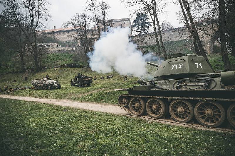 Vzpomínková akce na hradě Veveří z roku 2019.